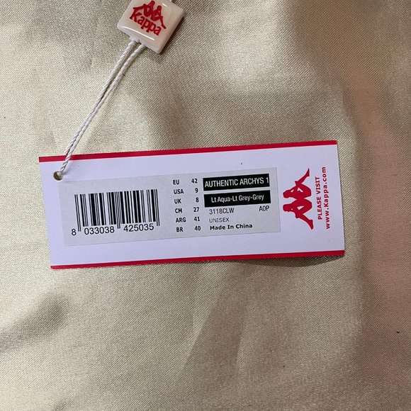 NWT Kappa Unisex Shoes Sz 9 - Picture 4 of 5